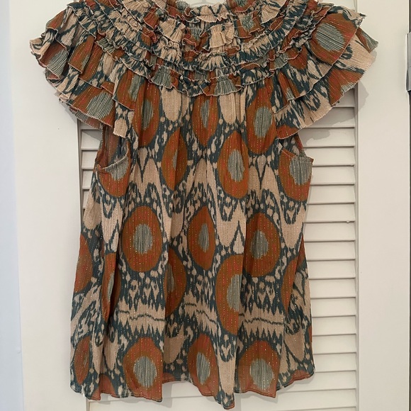 Ulla Johnson Multicolor Ruffled Blouse - Picture 2 of 6